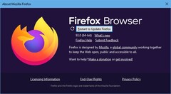 Notificación de actualización de Firefox 93 a Firefox 94 (Fuente: Propia)