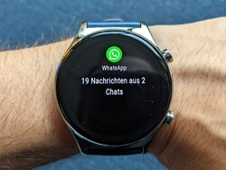 El Watch GS 3 informa de los mensajes entrantes, pero escatima en detalles