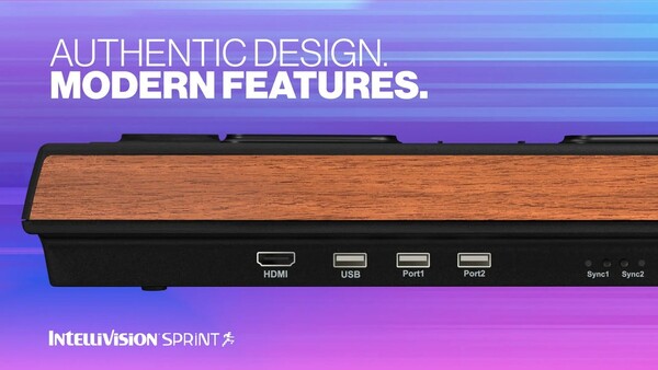 La Intellivision Sprint tendrá un puerto HDMI y puertos USB-A. (Fuente de la imagen: Atari)