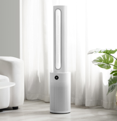 El ventilador de purificación sin aspas Mijia Smart puede ofrecer velocidades de viento de hasta 15,5 m/s (~51 pies/s). (Fuente de la imagen: Xiaomi)