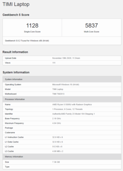 (Fuente de la imagen: Geekbench)