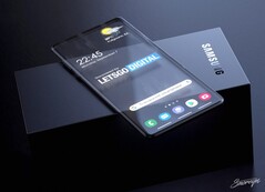 Samsung concept. (Fuente de la imagen: LetsGoDigital/Snoreyn)