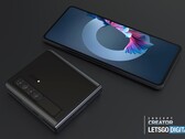 Un nuevo render del "Huawei Mate V". (Fuente: LetsGoDigital)