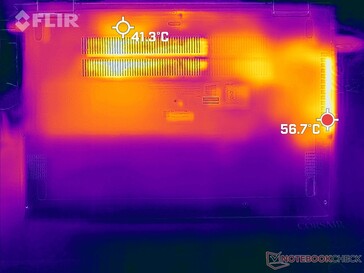 Mapa de calor - Carga máxima - Fondo