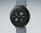 El Pixel Watch 2 con su nueva correa de cuero Moondust Crafted. (Fuente de la imagen: Google)