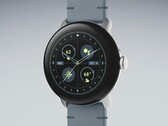 El Pixel Watch 2 con su nueva correa de cuero Moondust Crafted. (Fuente de la imagen: Google)