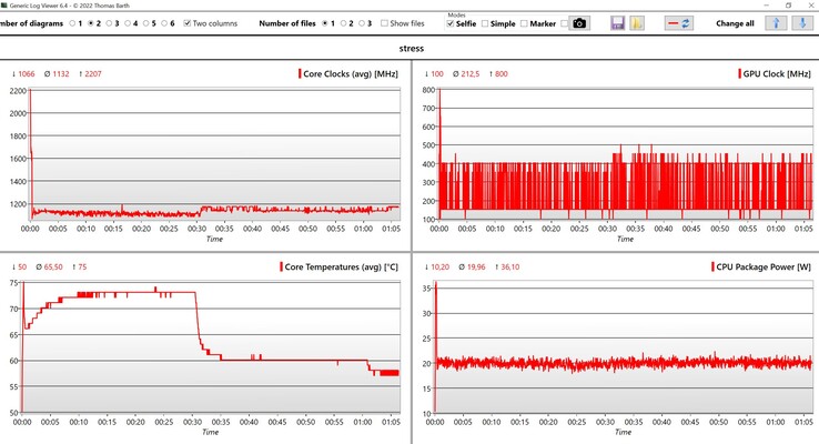 Prueba de estrés de datos de la CPU/iGPU