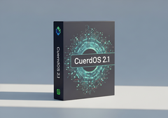 CuerdOS 2.1 basado en Debian viene con múltiples cambios, aquí se muestra una caja de software generada por IA