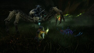 Una imagen que muestra una batalla en Dungeons of Sundaria.
