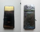 Fotos frontal y trasera del Redmi Note 13 Pro explosionado (Fuente de la imagen: Sri Varshan; editado)