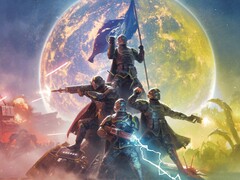 Imagen que muestra un escuadrón en Helldivers 2. (Fuente de la imagen: Arrowhead) 