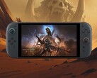 Se muestra la versión Monster Hunter Wilds Switch 2 (Fuente de la imagen: Monster Hunter YouTube, Nintendo of America con ediciones)
