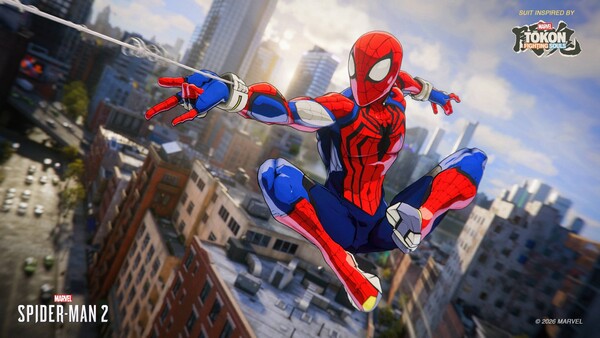 El traje de Spider-Man de Marvel Tokon: Fighting Souls.