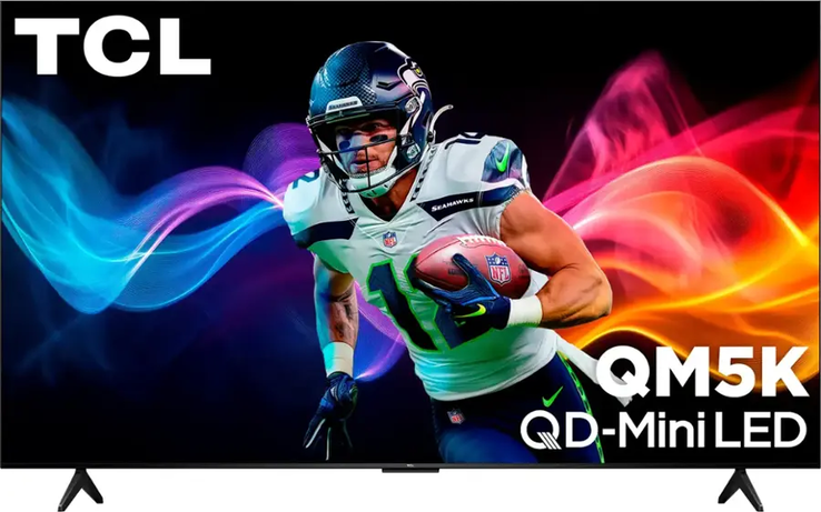 El televisor LED Smart TV QM5K 4K QD-Mini de TCL. (Fuente de la imagen: TCL)