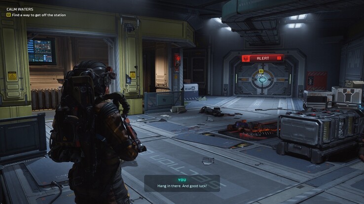 Pinkwater-4 ya está en alerta máxima cuando usted llega, y el objetivo de la misión es sencillo: encontrar una forma de salir de la estación.
