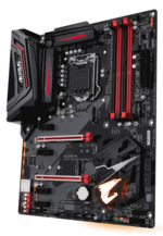 Gigabyte Aorus Z370. Foto: Gigabyte