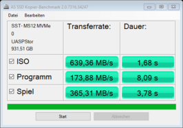 Copia a un SSD externo (SilverStone MS12 + Samsung Evo 970 1TB)