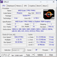 Visión general de CPU-Z