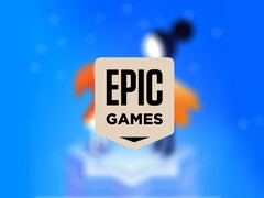 El próximo regalo de Epic Games para móviles podría ser otro popular juego de puzles, en la imagen del logotipo de la tienda. (Fuente de la imagen: Epic Games Store - editado)