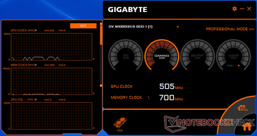 El software Aorus Graphics Engine es simple y fácil de usar ...