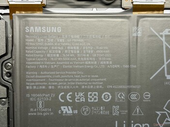 Información sobre la batería