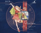 Super Kaguya-hime! Reloj inteligente de Kaguya con correa roja inspirada en el personaje y esfera de anime
