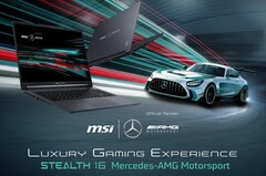 El Stealth 16 con temática AMG. (Fuente: MSI)