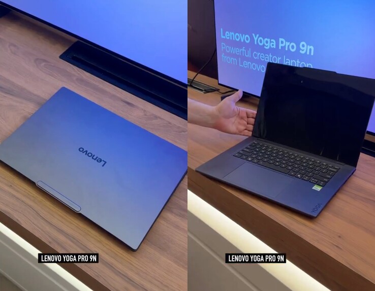 El Lenovo Yoga Pro 9n tal y como se mostró en Computex 2026.