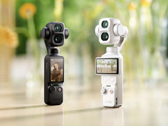 DJI comercializa el Osmo Pocket 4P en colores negro y blanco.