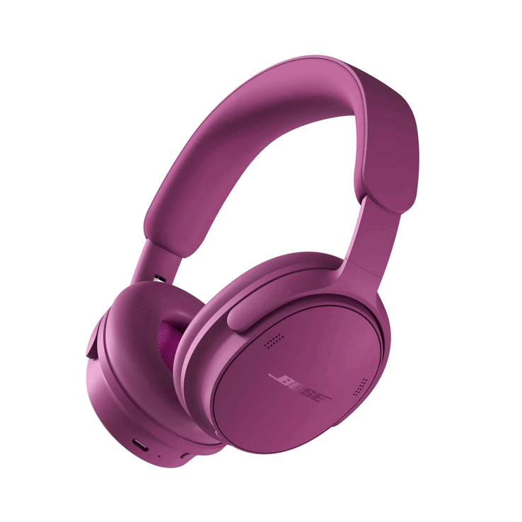 Auriculares Bose QuietComfort (2.ª generación) en color Rosewood Mauve.