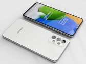 Renders imaginados del Samsung Galaxy A73. (Fuente: LetsGoDigital)