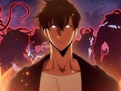 Imagen personalizada que muestra a Sung Jin-Woo delante de los monarcas. (Fuente de la imagen: Ana Nieves)