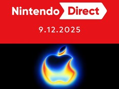 Banner para el Nintendo Direct y el evento Apple (Fuente de la imagen: Nintendo of America, Apple con ediciones)