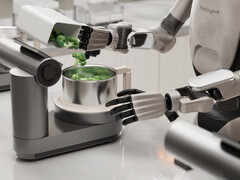 Robot R1 cocinando (Iamge fuente: Robbyant)
