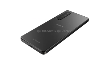 Parte trasera del Sony Xperia 1 IV (imagen vía Giznext)