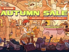 El arte oficial de las Rebajas de Otoño de Steam de 2025. (Fuente de la imagen: Valve)  