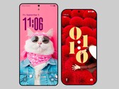 Con unos biseles más finos y una perforación más pequeña, el Xiaomi 16 (derecha) pretende competir con el Samsung Galaxy S26 Ultra. (Fuente de la imagen: Ice Universe)