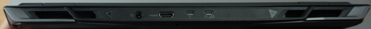Puertos traseros: Fuente de alimentación, HDMI, Thunderbolt 4, USB-C (10 Gbit/s, PD, DP)