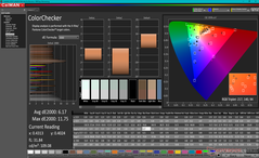 ColorChecker antes de la calibración