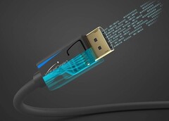 El DisplayPort 2.0 ofrece el doble de ancho de banda que los conectores del Thunderbolt 4. (Fuente de la imagen: HotHardware)