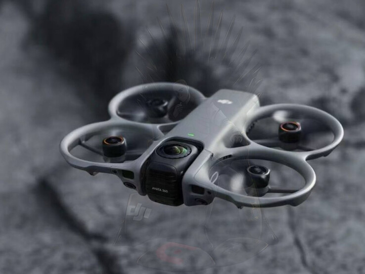 La DJI Avata 360 en su posición de cámara por defecto. (Fuente de la imagen: vía Igor Bogdanov)