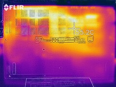 Desarrollo de calor - Abajo (carga)