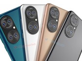 Renders de cómo se espera que sea el Huawei P50. (Imagen: Waqar Khan)