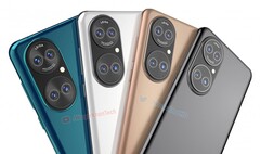 Renders de cómo se espera que sea el Huawei P50. (Imagen: Waqar Khan)