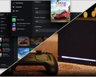 Aplicación Xbox en Windows (arriba) y Steam Machine (abajo).