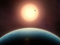 Representación artística de la estrella enana roja L 98-59. (Fuente de la imagen: Benoît Gougeon, Universidad de Montreal)