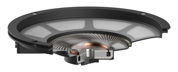 Unidad de transductor integrado artesanal de 58 mm. (Fuente de la imagen: Audio-Technica)