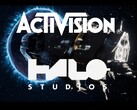 Se muestran los logotipos de Activision y Halo Studios
