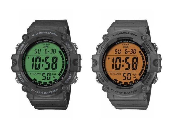 Los relojes Casio AE-1500WHC-1AV (izquierda) y AE-1500WHC-8AV (derecha). (Fuente de la imagen: Casio)