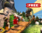 Ceville presenta hasta tres personajes jugables con personalidades distintas y excéntricas. En la imagen, una captura de pantalla oficial del juego con el texto "free" superpuesto. (Fuente de la imagen: Steam - Editado)